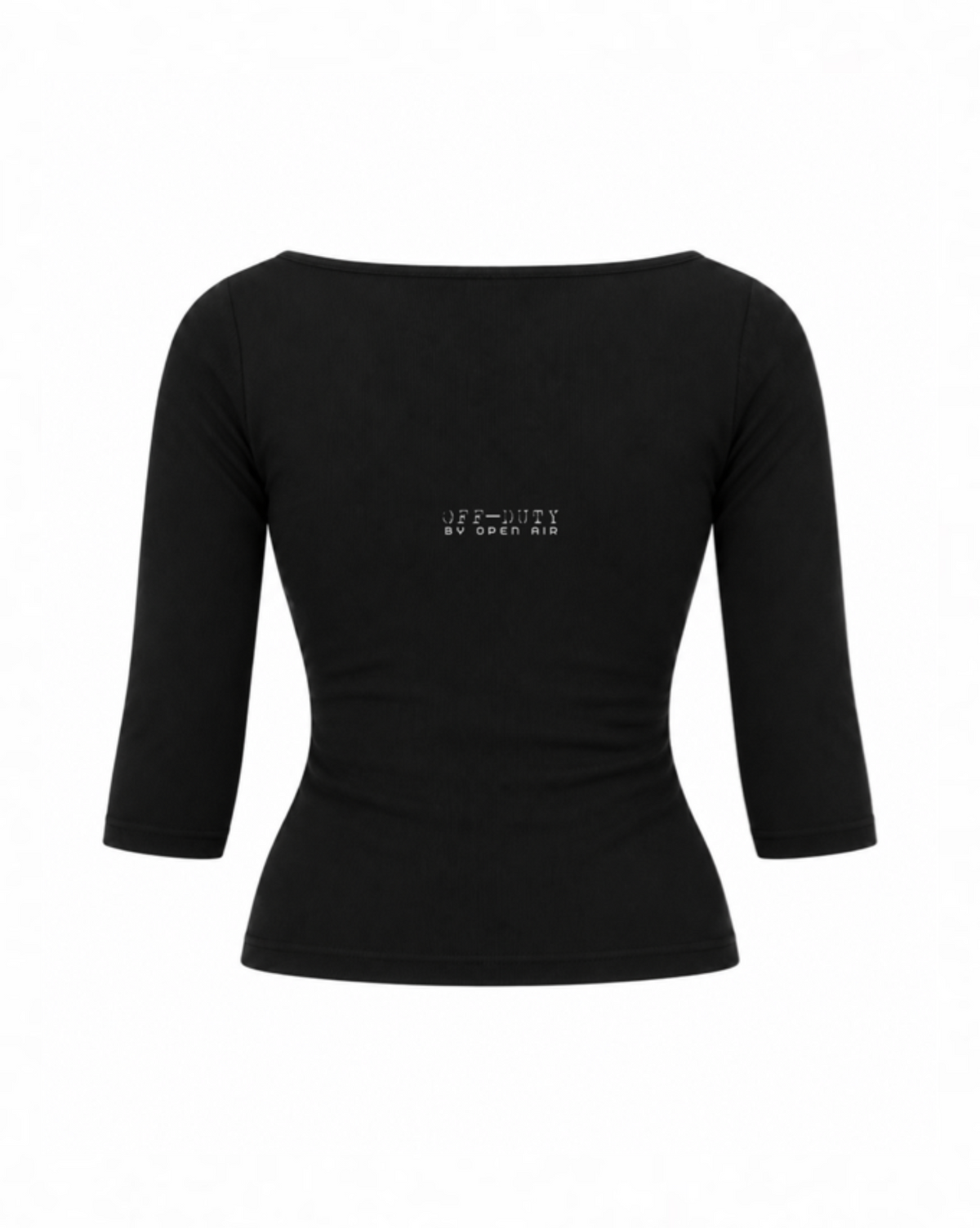 WOMENS OFF-DUTY 3/4 SLEEVE BOATNECK [FORM-FITTING]