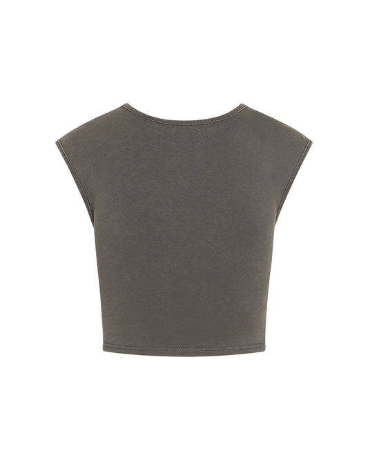 WOMENS WASHED STOCKPILE TEE [FORM-FITTING]