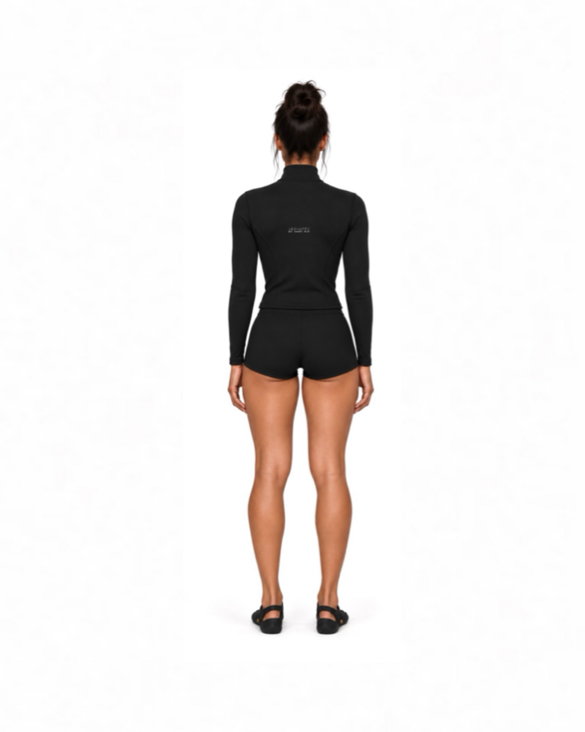 WOMENS OFF-DUTY RIBBED ZIP [FORM-FITTING]