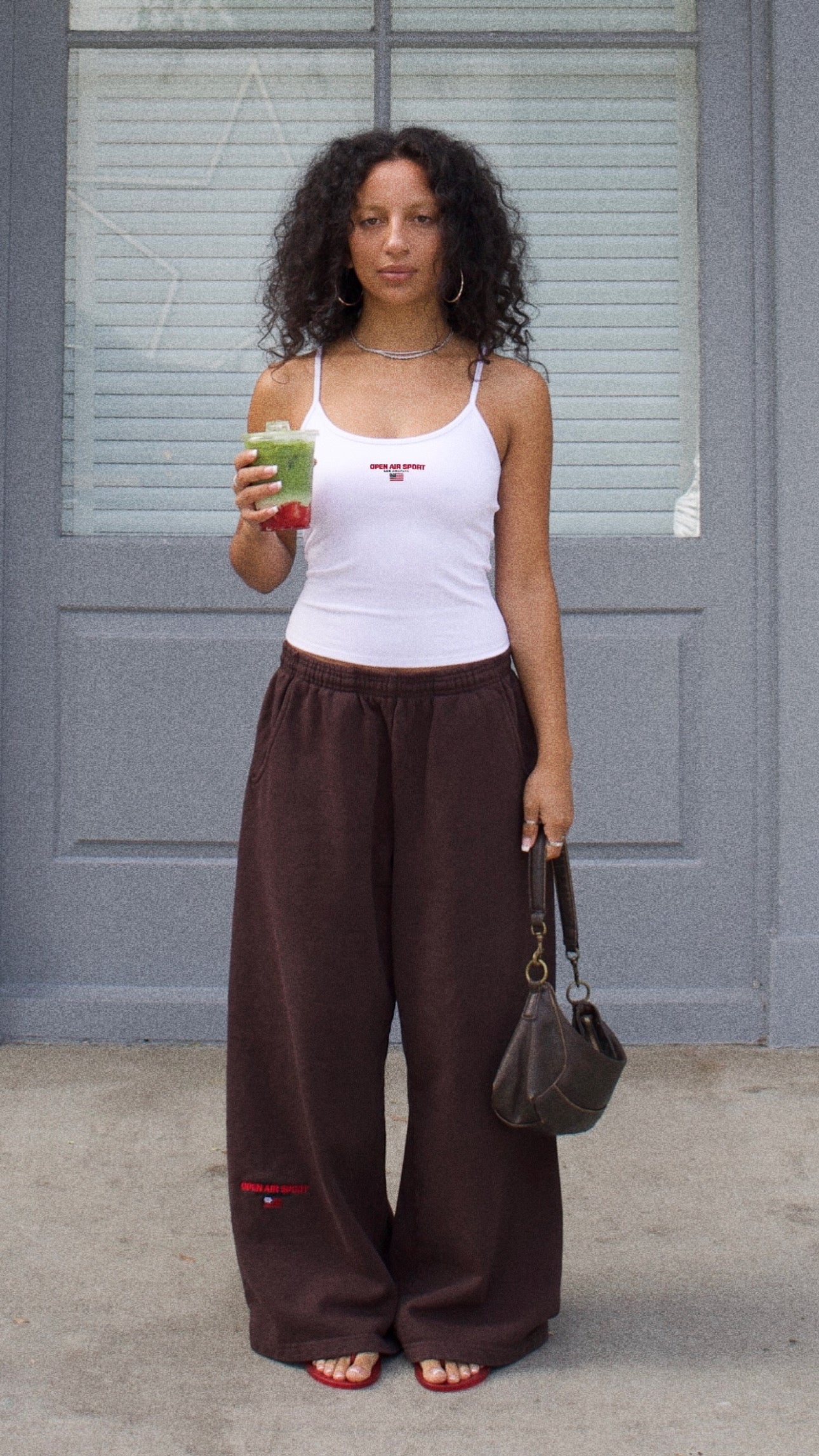 OPEN AIR SPORT SWEATPANT [WIDE-LEG]