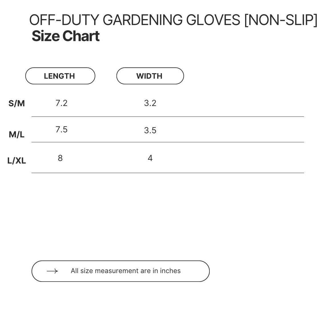 OFF-DUTY GARDENING GLOVES [NON-SLIP]