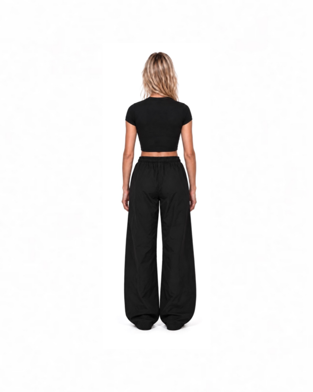 WOMENS OFF-DUTY SPANDEX TEE [CROPPED]