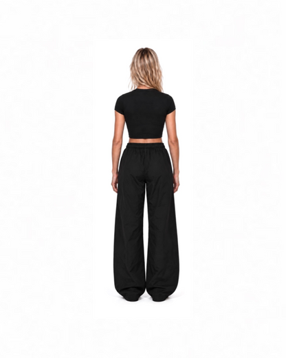 WOMENS OFF-DUTY SPANDEX TEE [CROPPED]