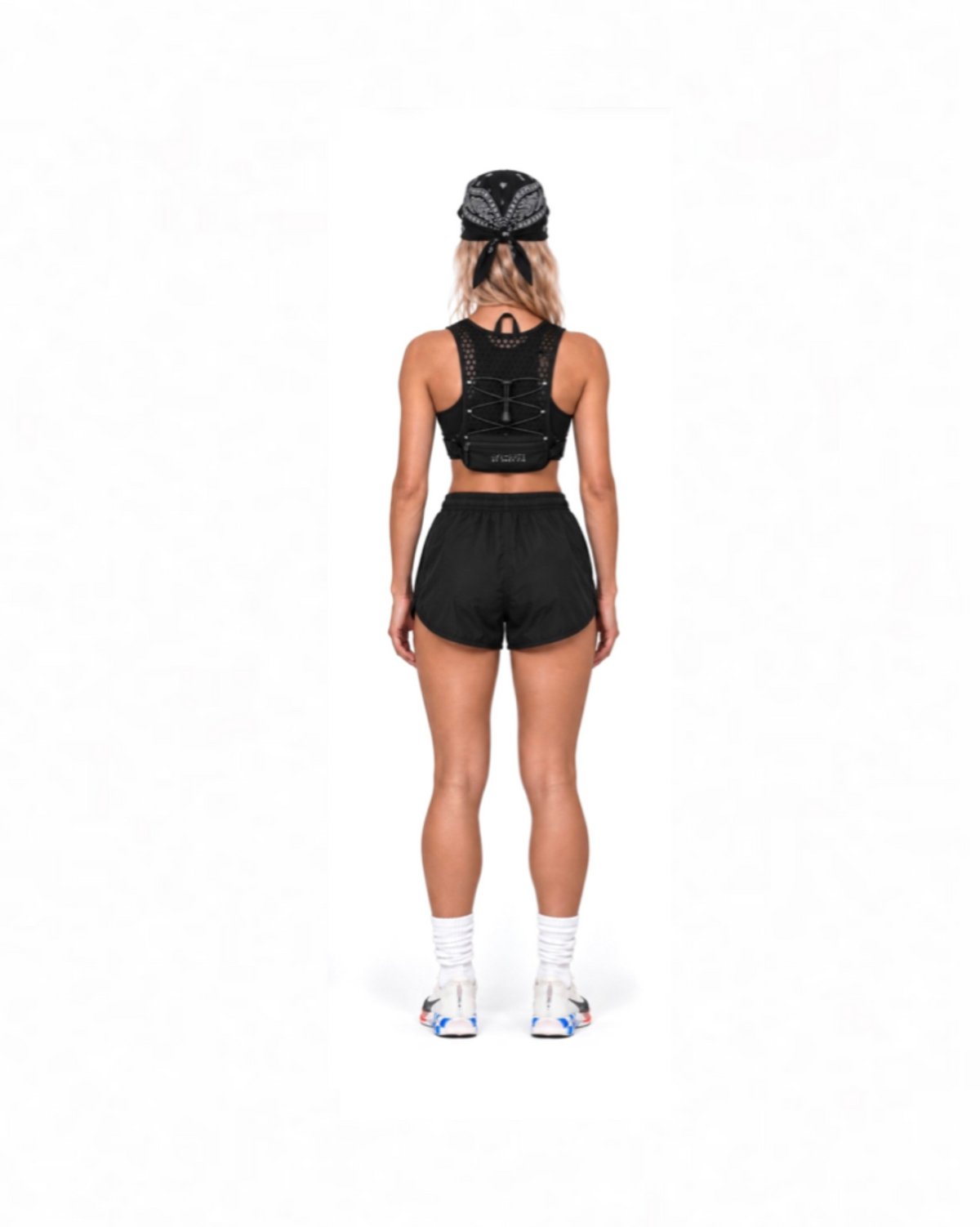 WOMENS OFF-DUTY RUNNING SHORTS [MID THIGH ]