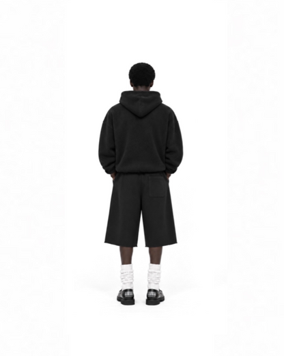 OFF-DUTY 3/4 SWEATSHORT [WIDE-LEG]