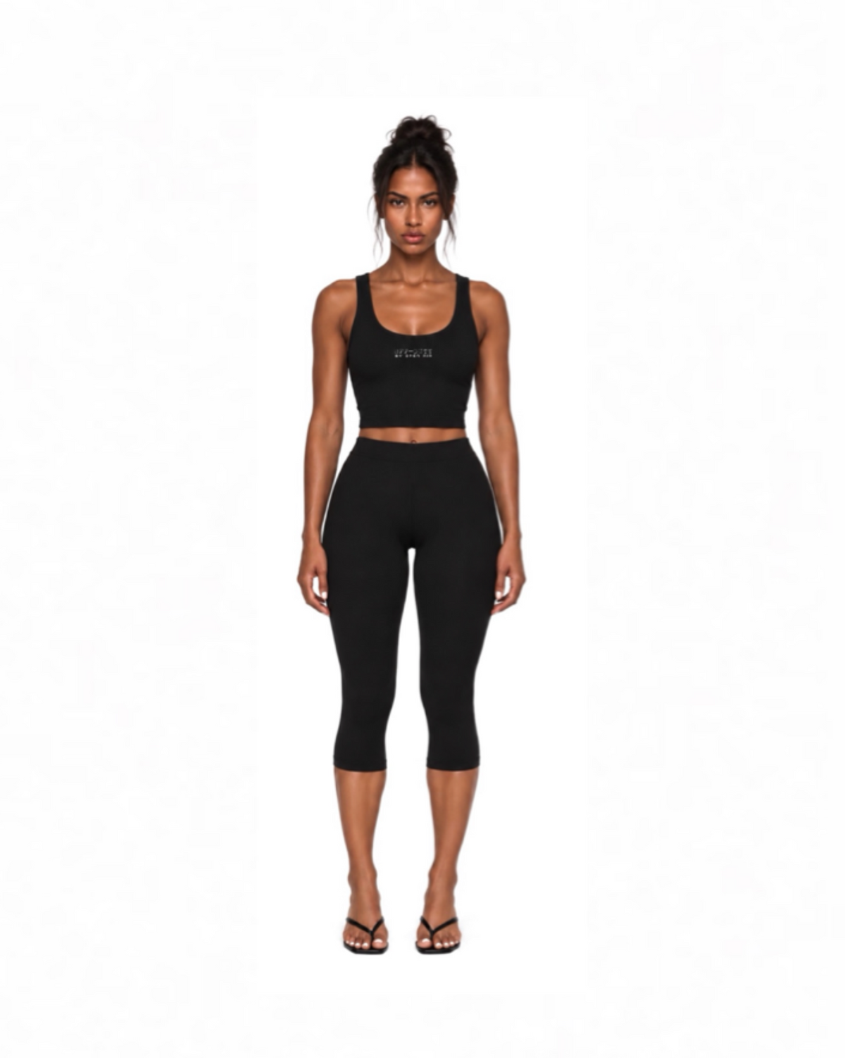 WOMENS OFF-DUTY COTTON CAPRIS [FORM-FITTING]