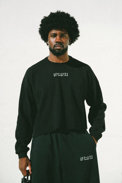 OFF-DUTY WAFFLE TEE [CROPPED]