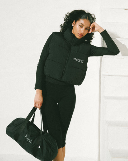 OFF-DUTY PUFFER VEST [CROPPED]