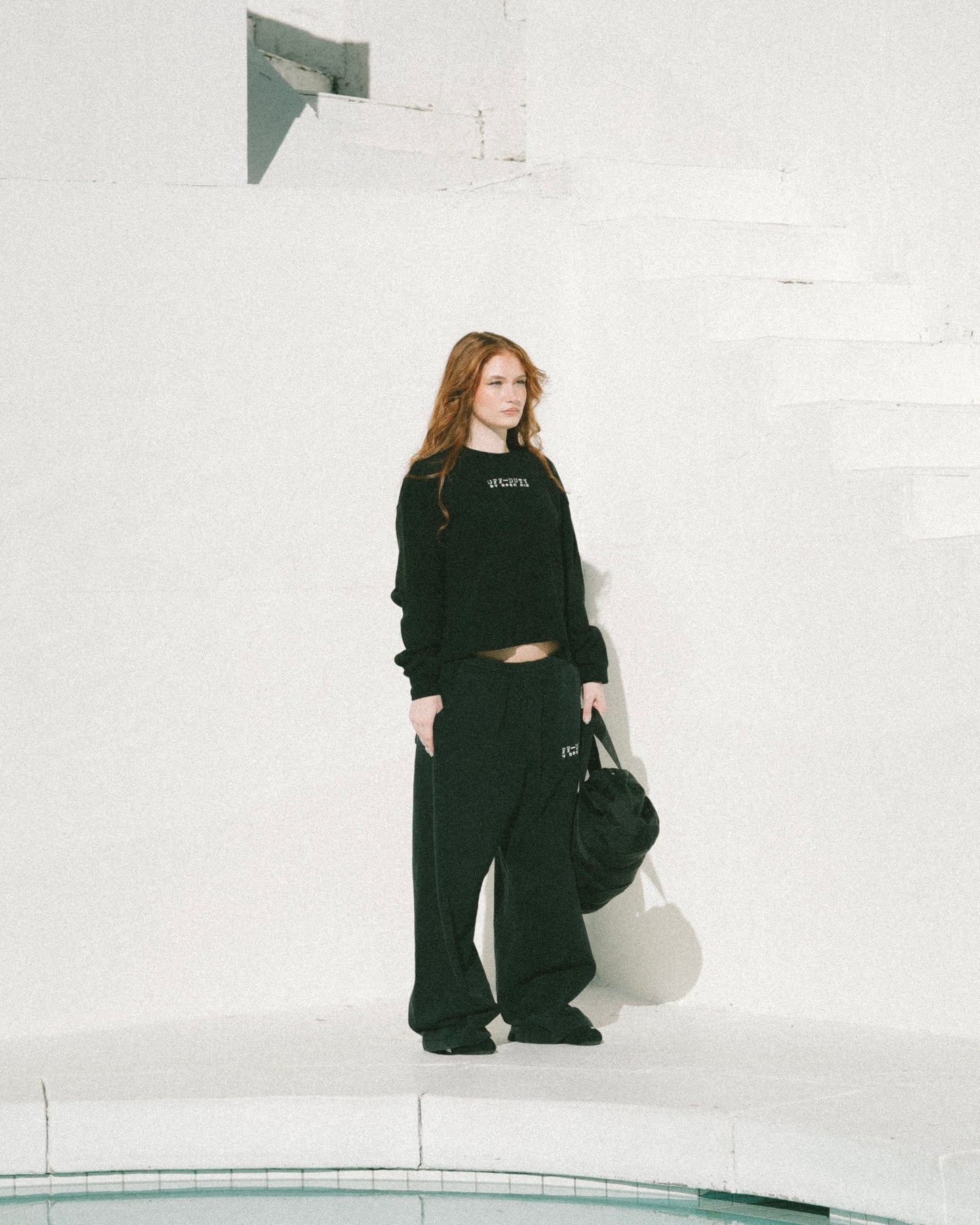 OFF-DUTY WAFFLE TEE [CROPPED]