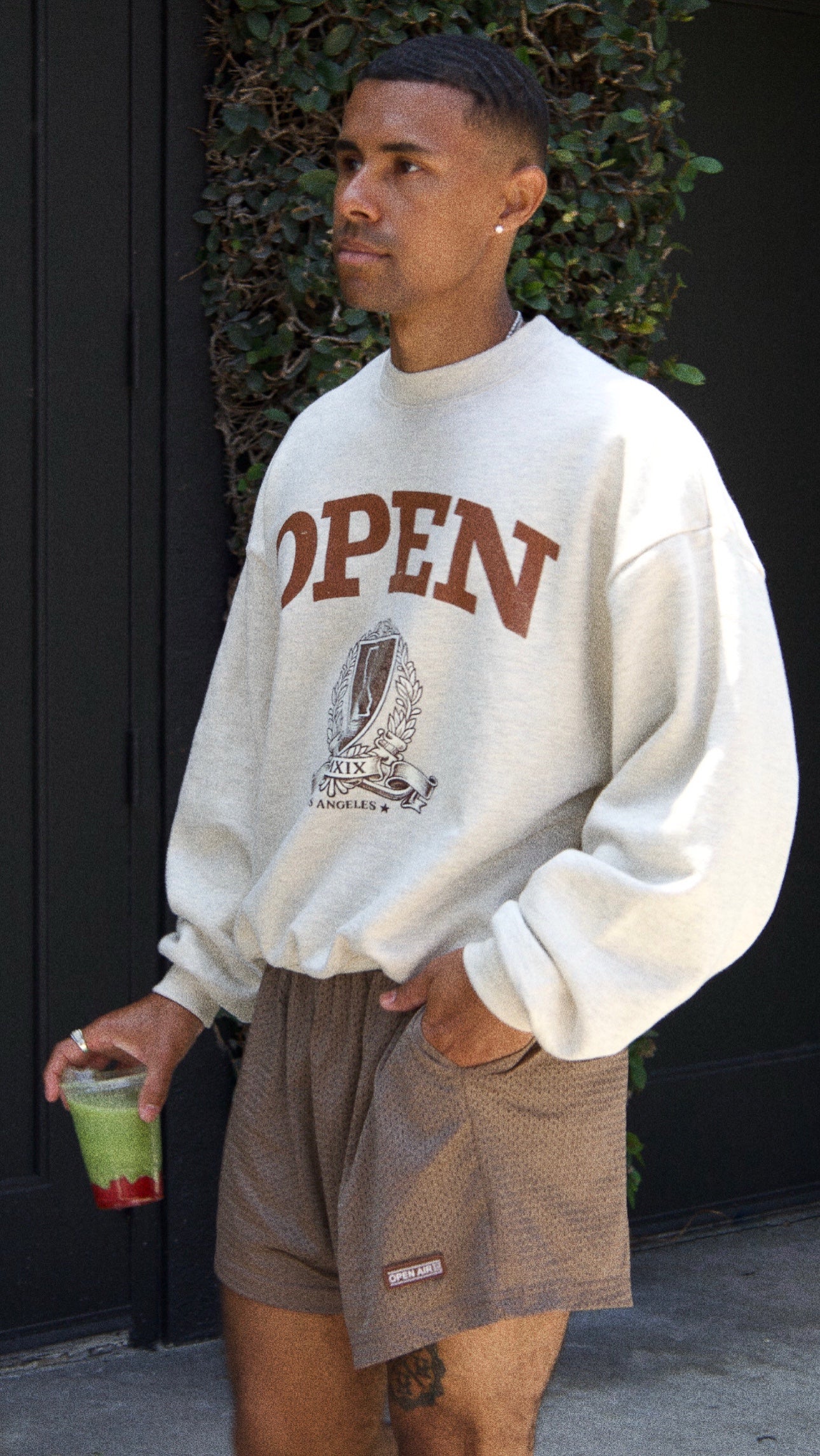 COLLEGIATE CREWNECK [BOXY]