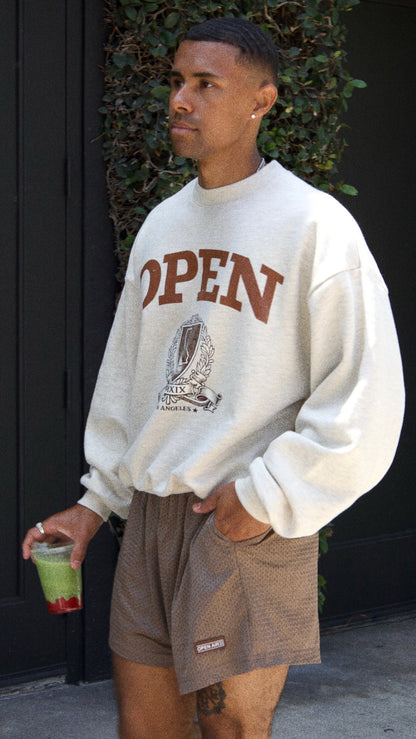 COLLEGIATE CREWNECK [BOXY]