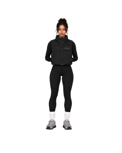 WOMENS OFF-DUTY PUFFER VEST [CROPPED]