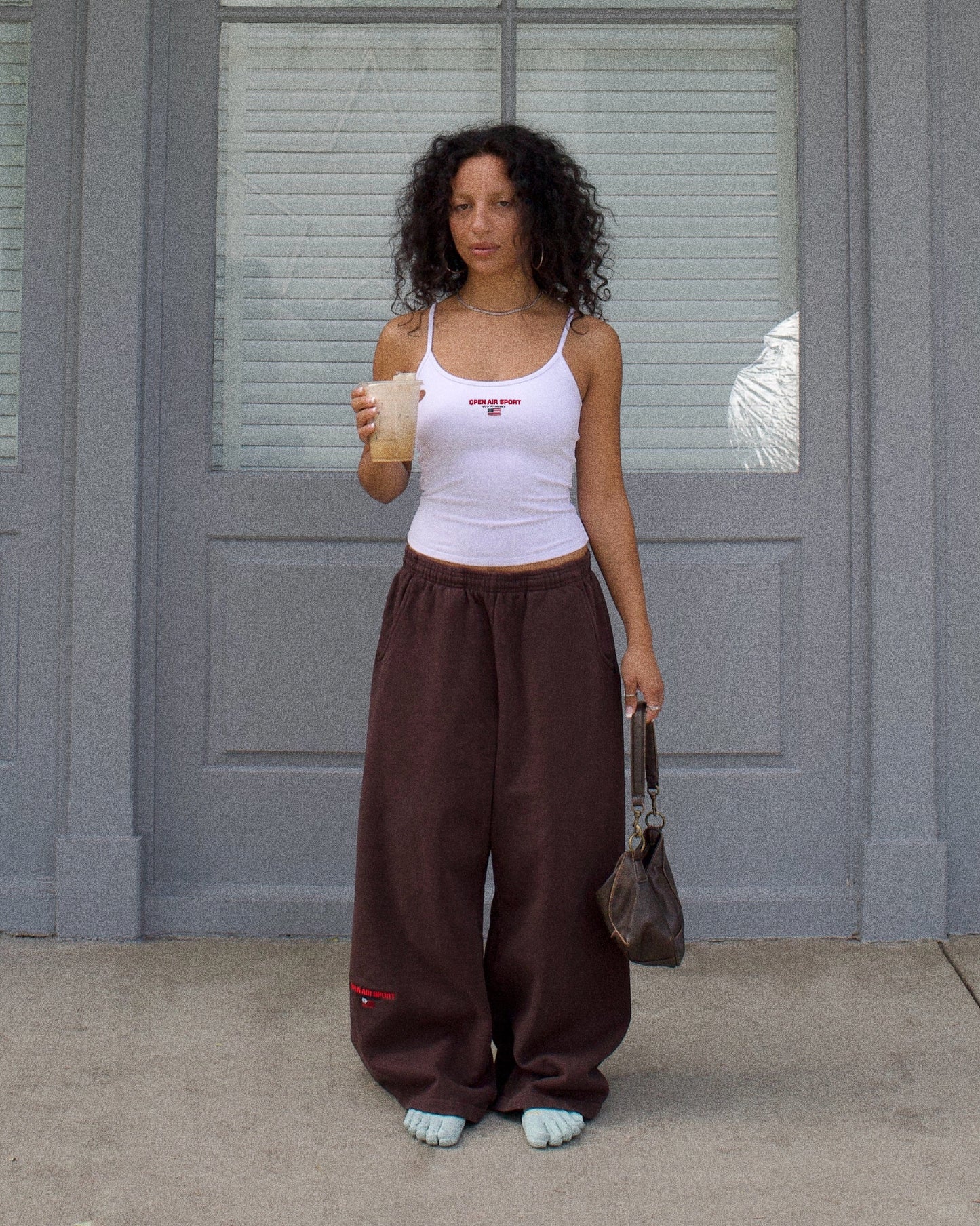 OPEN AIR SPORT SWEATPANT [WIDE-LEG]