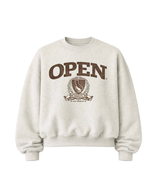 COLLEGIATE CREWNECK [BOXY]