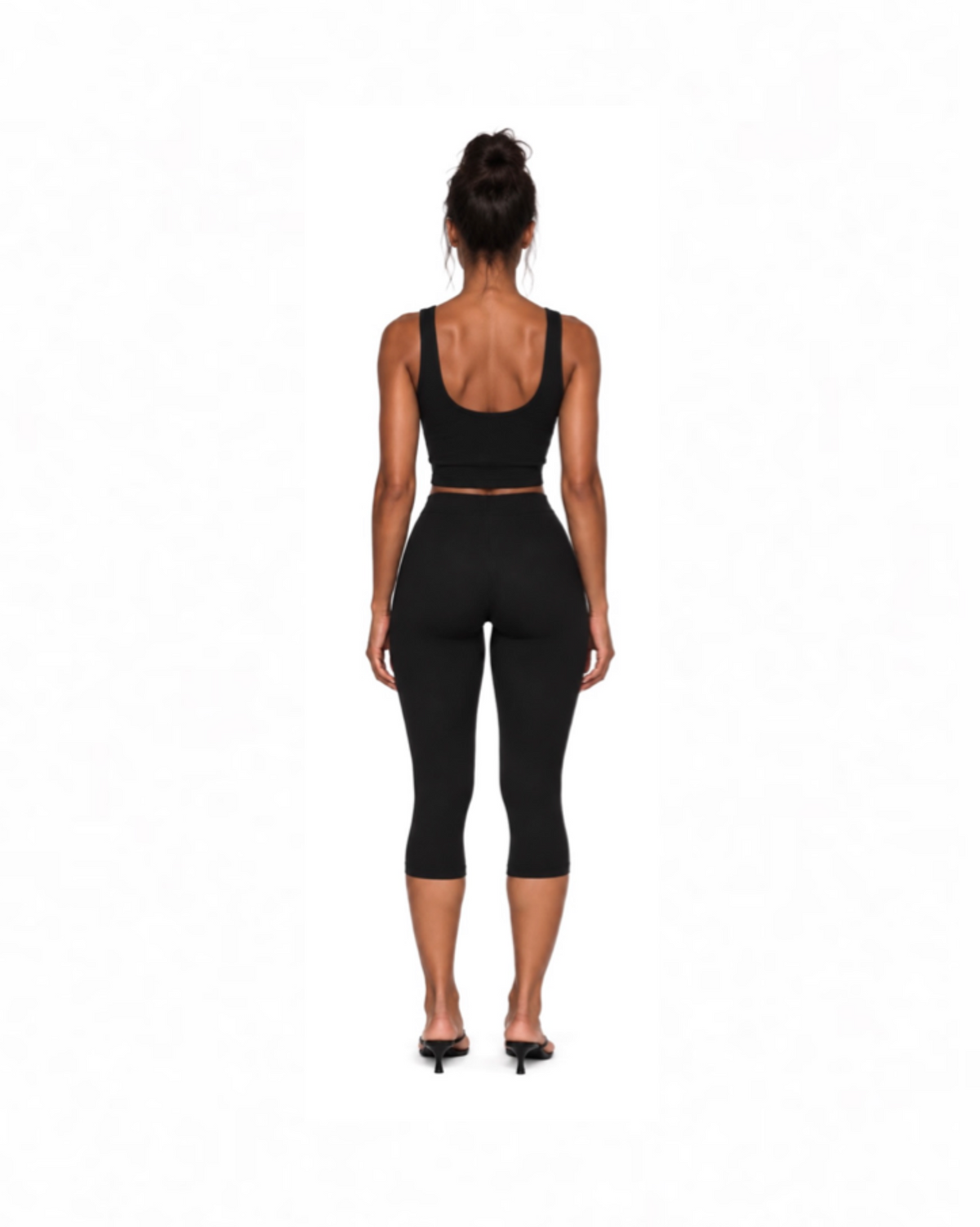 WOMENS OFF-DUTY COTTON CAPRIS [FORM-FITTING]