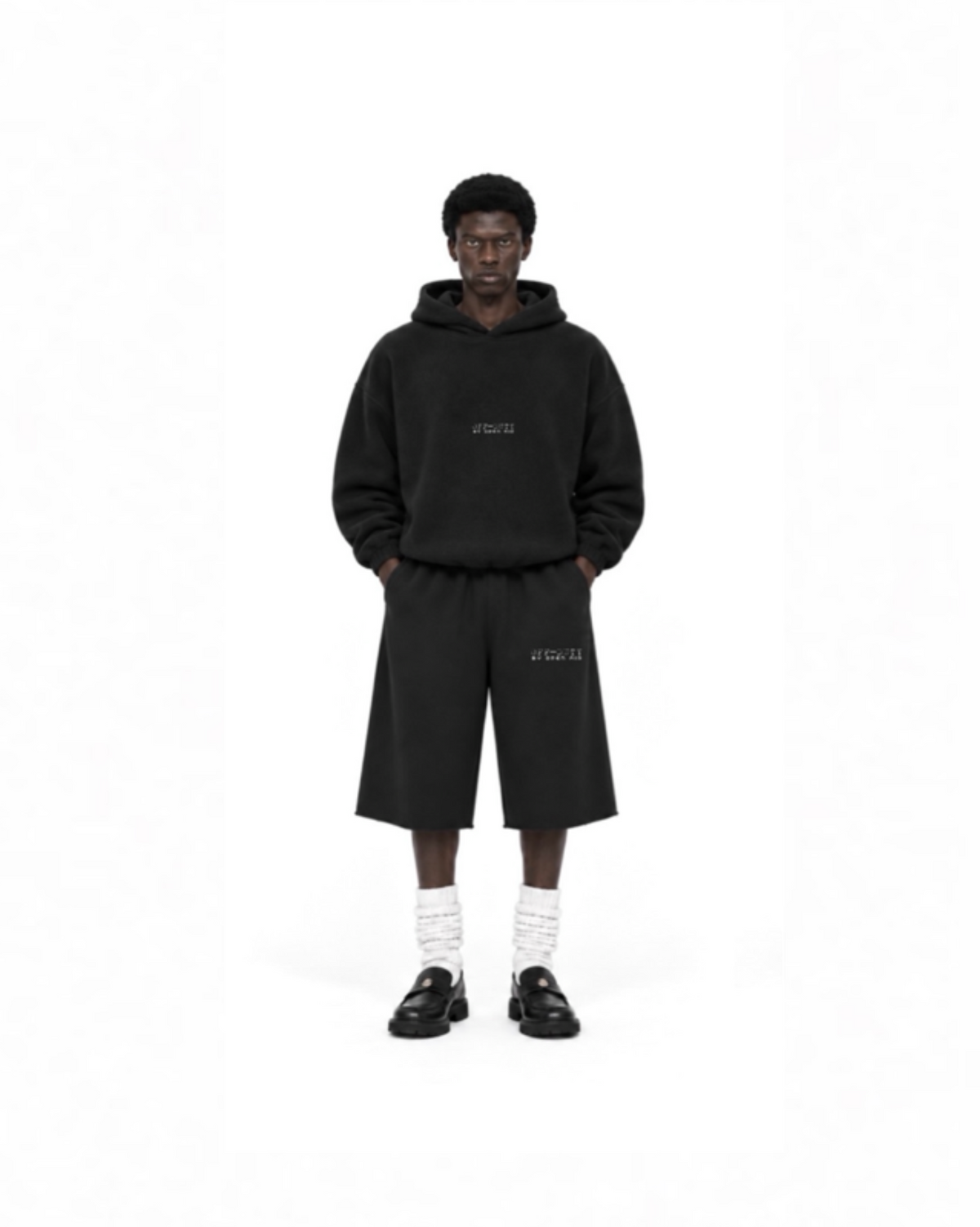 OFF-DUTY 3/4 SWEATSHORT [WIDE-LEG]