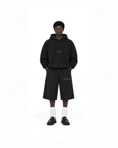 OFF-DUTY 3/4 SWEATSHORT [WIDE-LEG]