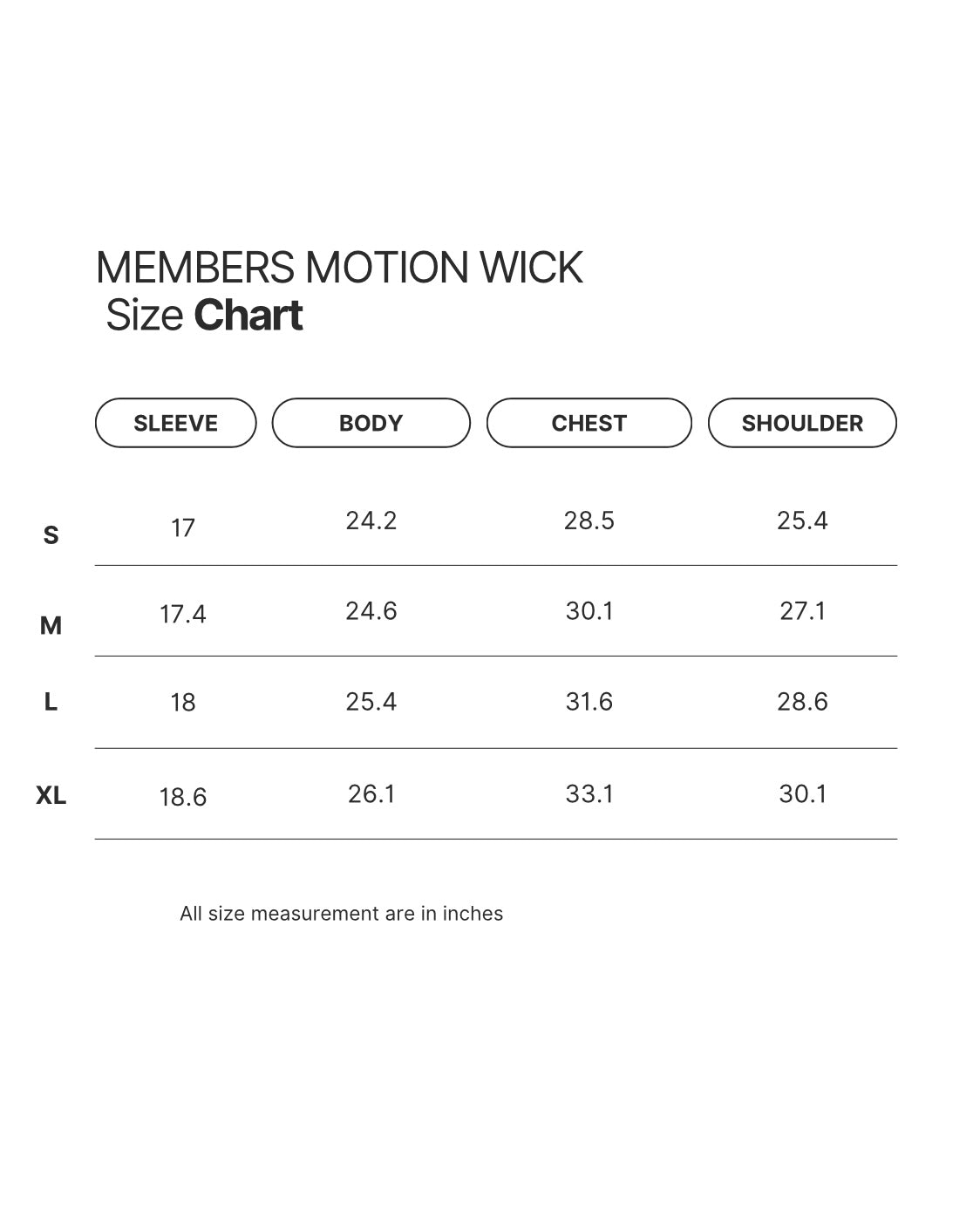 MEMBERS MOTION WICK [BOXY]