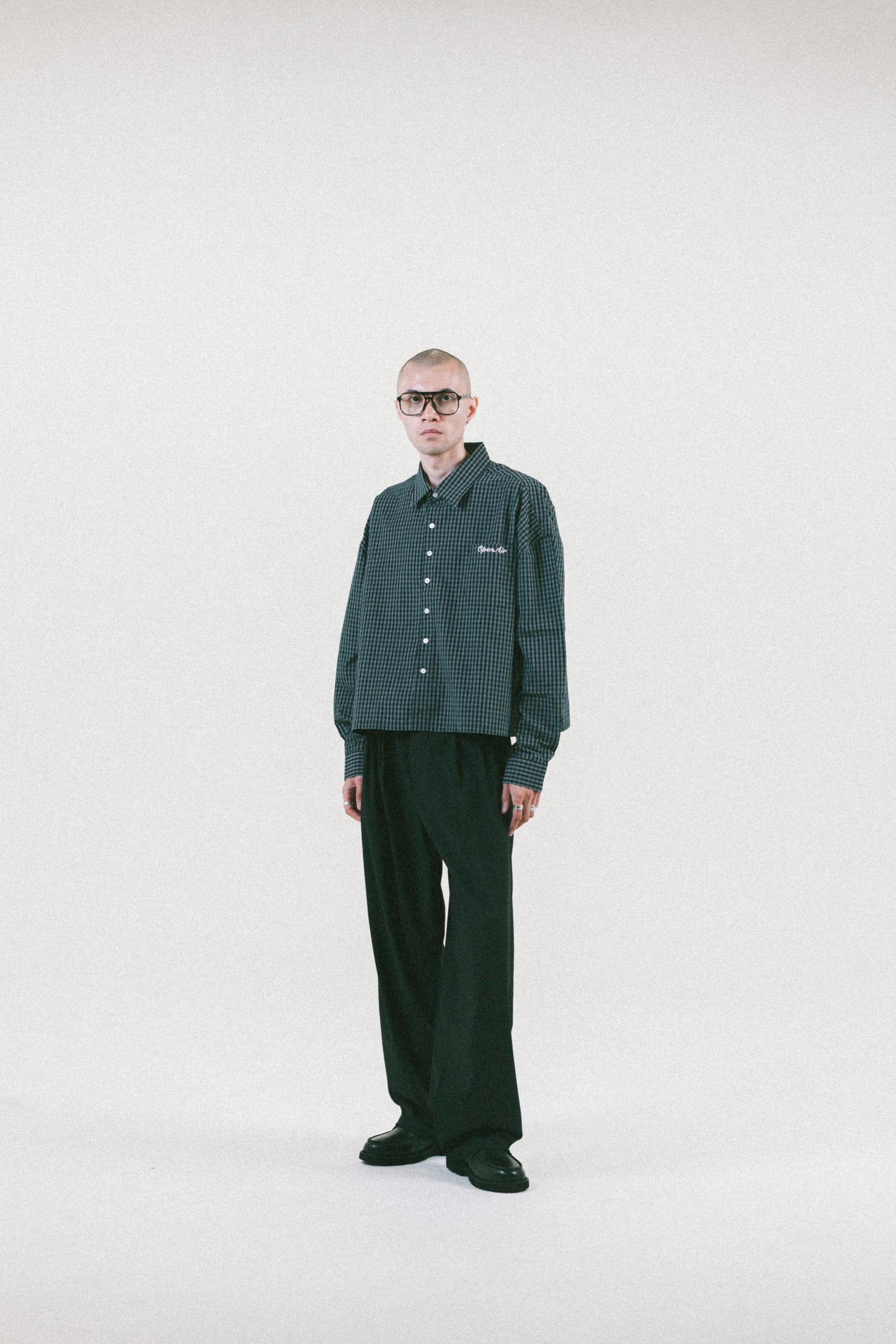 GRID BUTTON UP [BOXY]