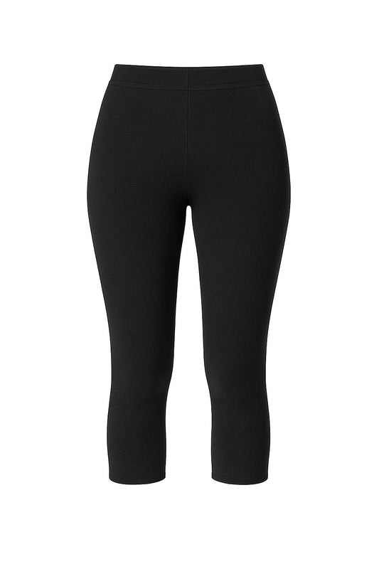 OFF-DUTY COTTON CAPRIS [FORM-FITTING]
