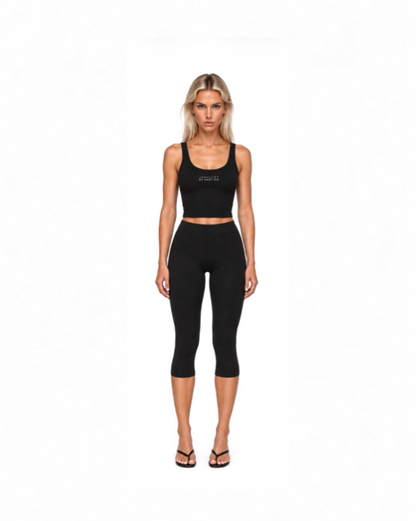 WOMENS OFF-DUTY COTTON CAPRIS [FORM-FITTING]