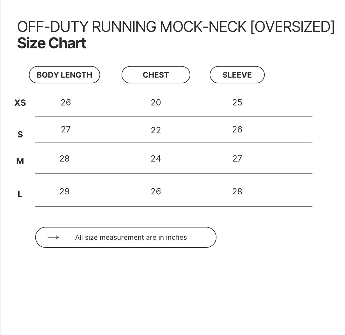 OFF-DUTY RUNNING MOCK-NECK [OVERSIZED]