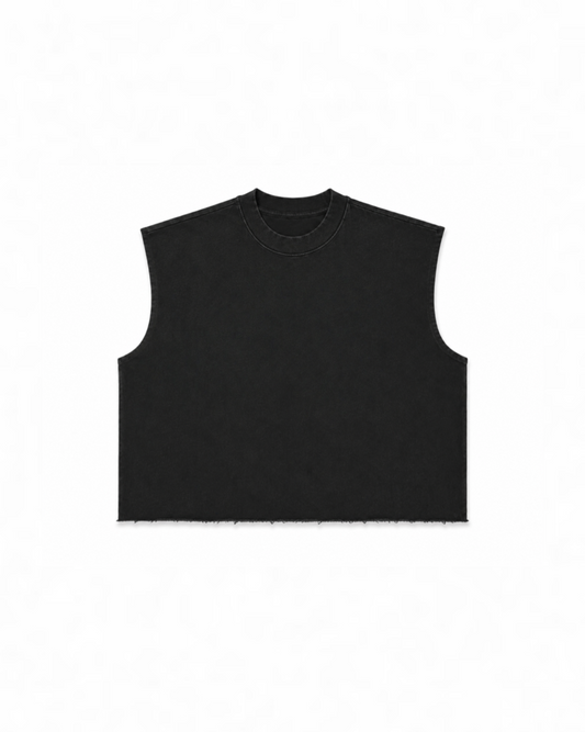 OFF-DUTY SLEEVELESS TEE [BOXY]