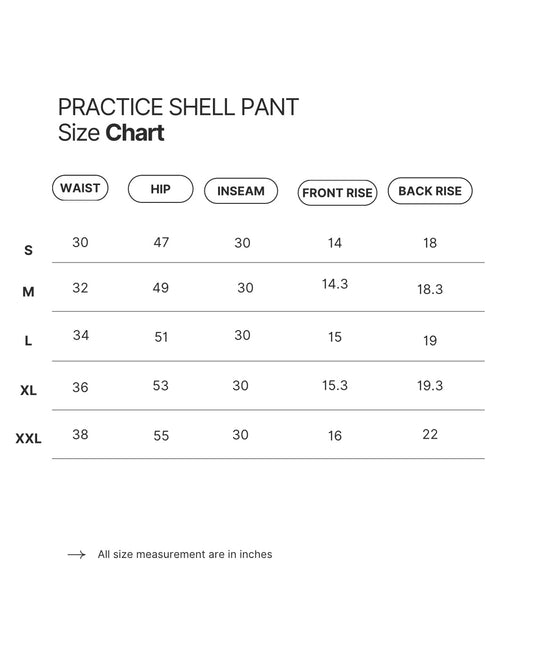 OFF-DUTY PRACTICE SHELL PANT [STRAIGHT-LEG]