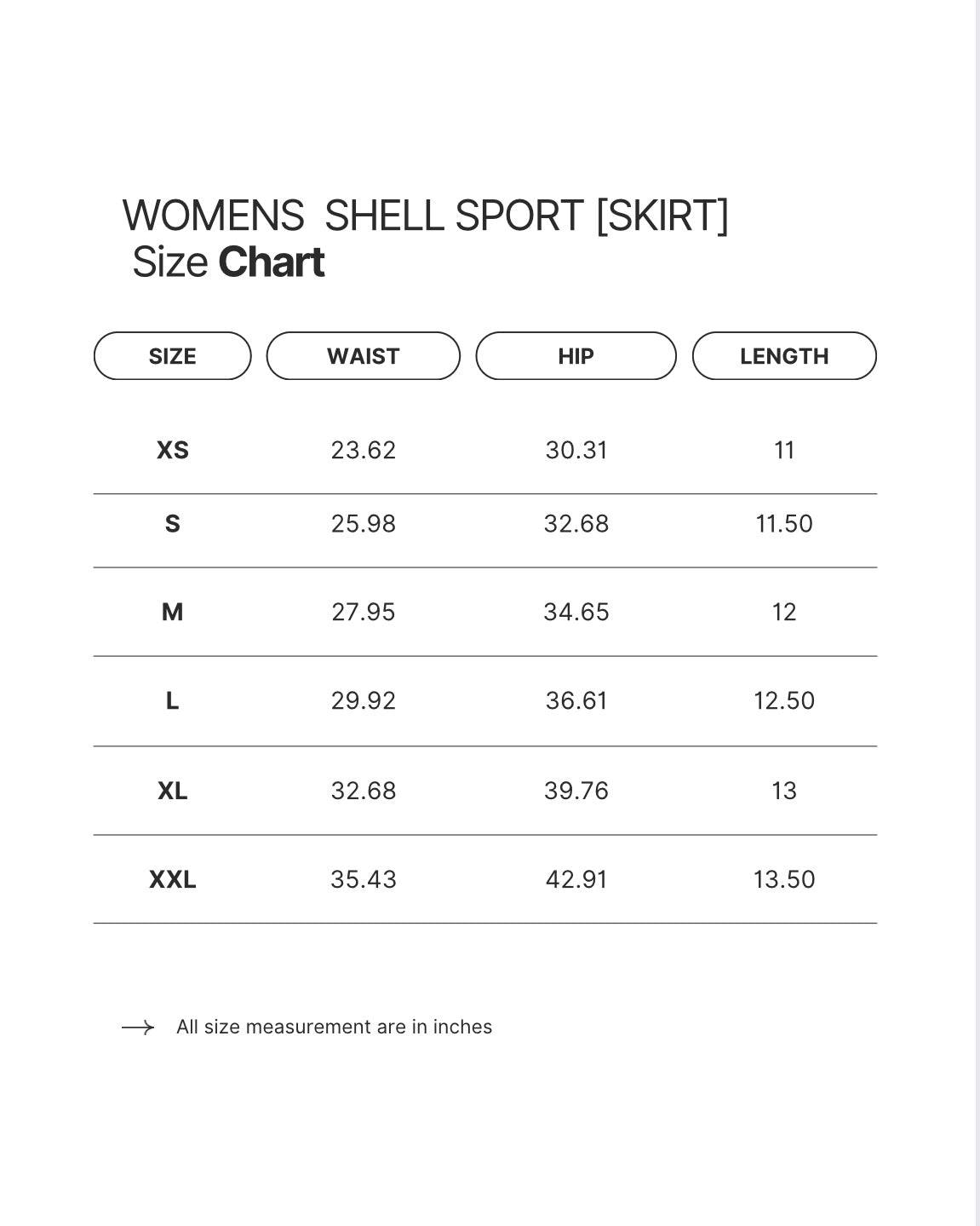 SHELL SPORT SKIRT [MINI]