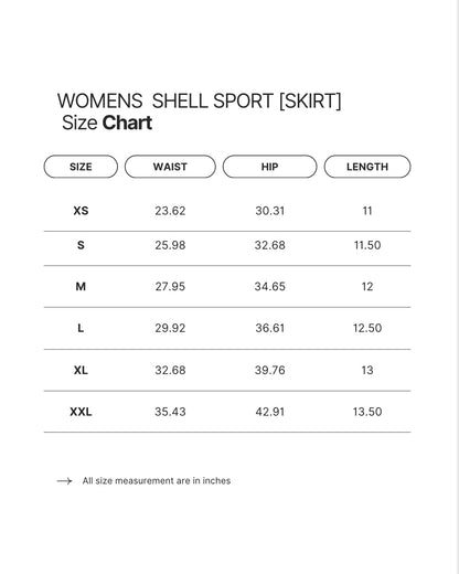 SHELL SPORT SKIRT [MINI]