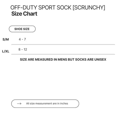 OFF-DUTY SPORT SOCK [SCRUNCHY]