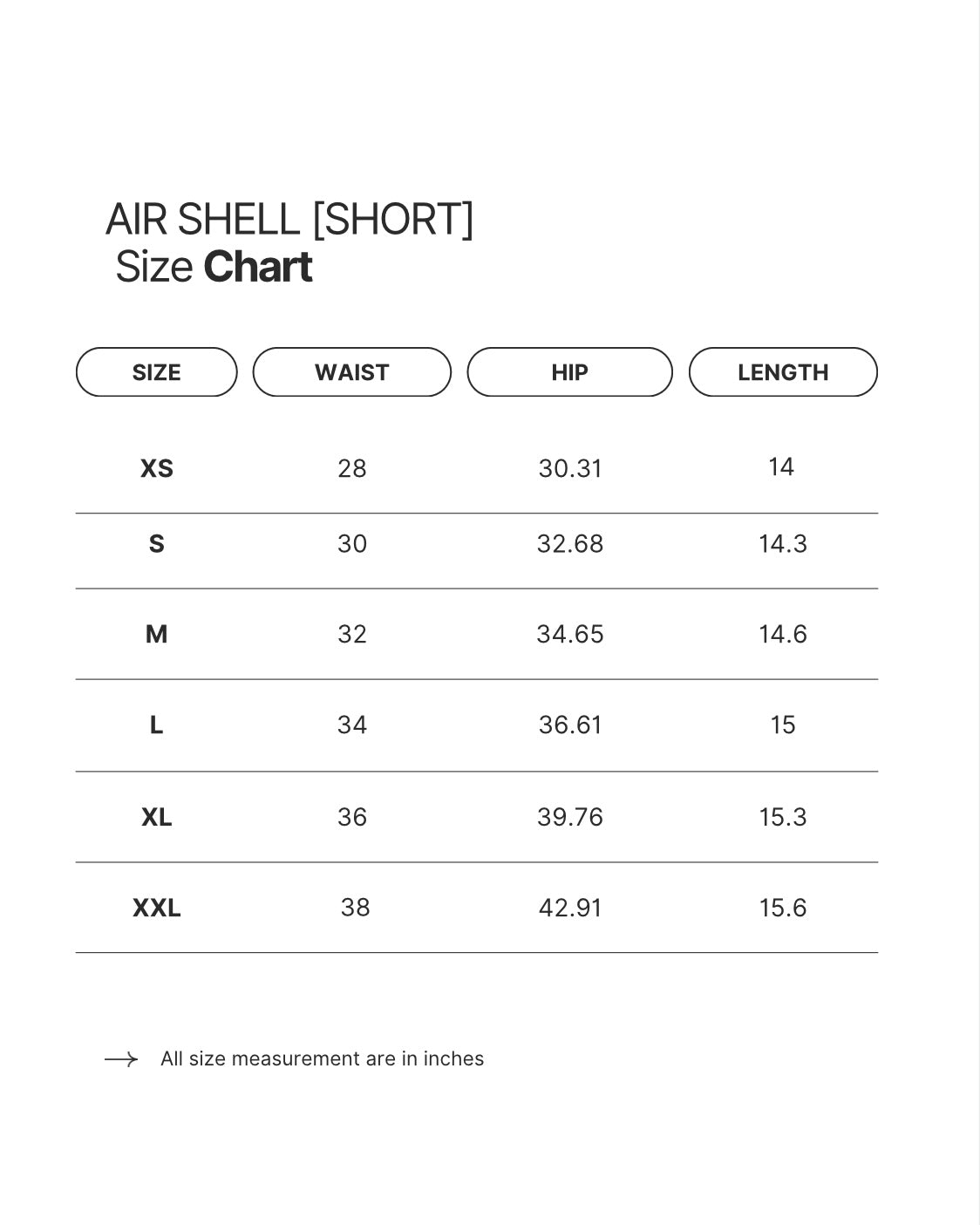 AIR SHELL SHORT [MID-THIGH]