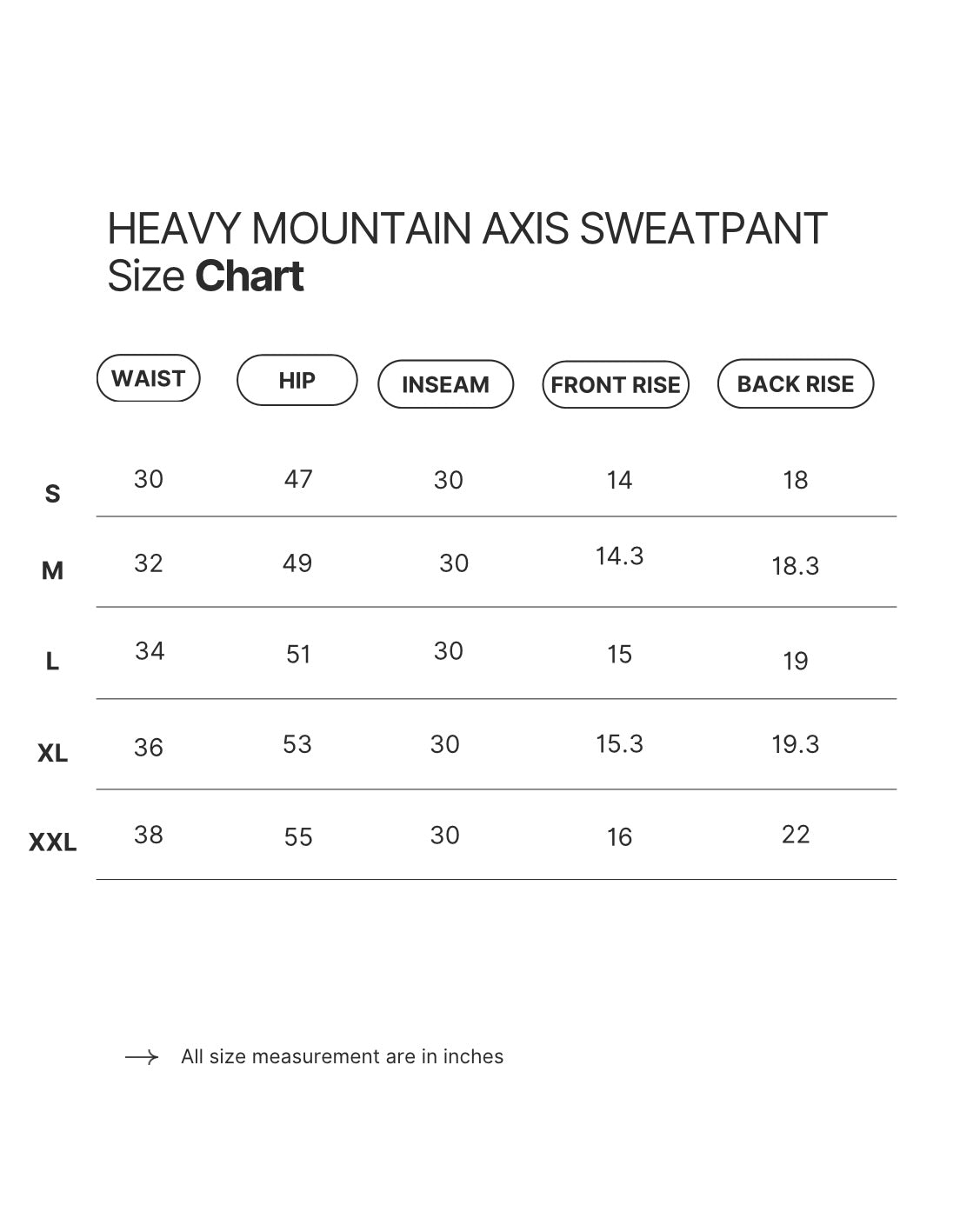 HEAVY MOUNTAIN SWEATPANT [WIDE LEG]