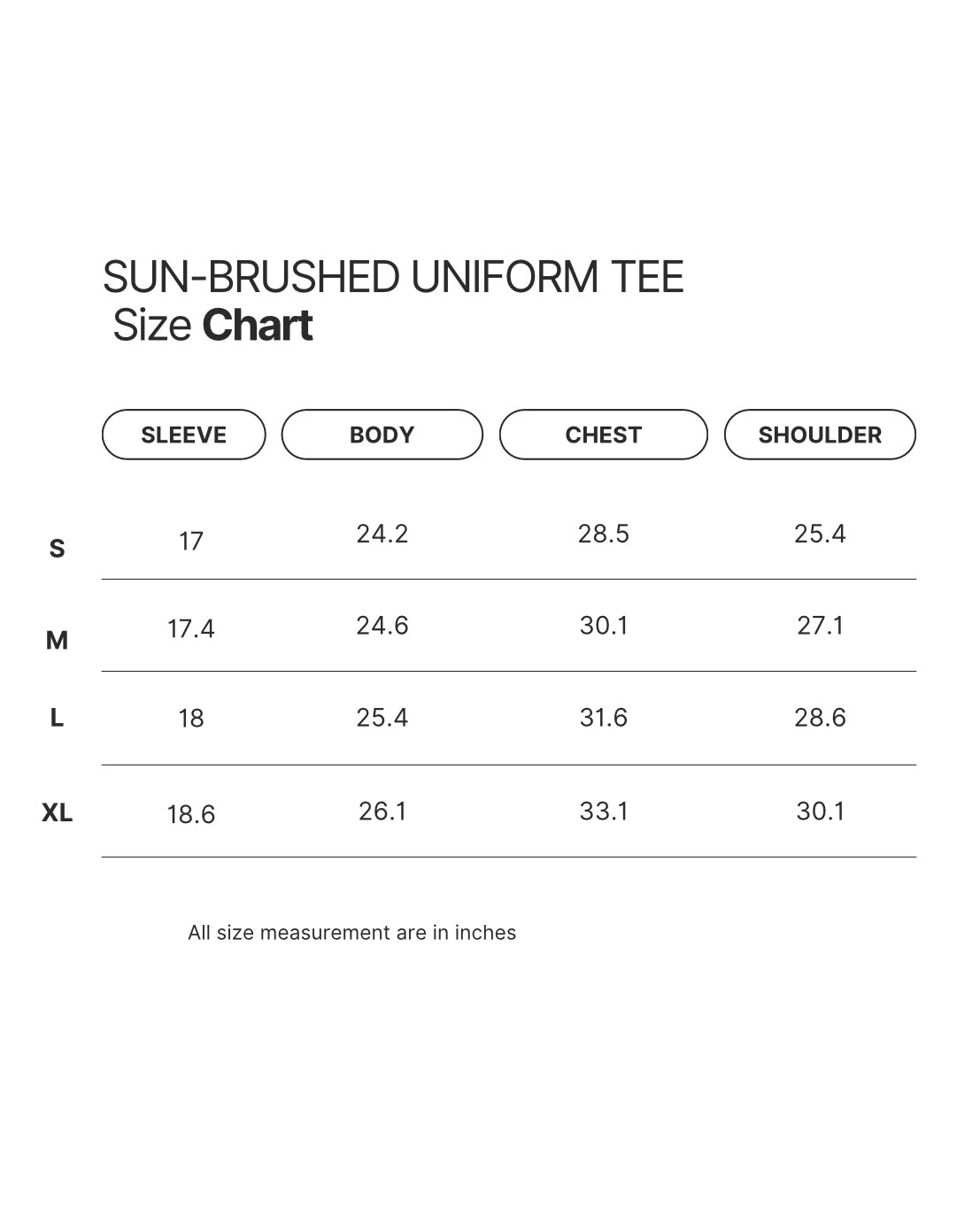 SUN-BRUSHED UNIFORM TEE [WIDE]