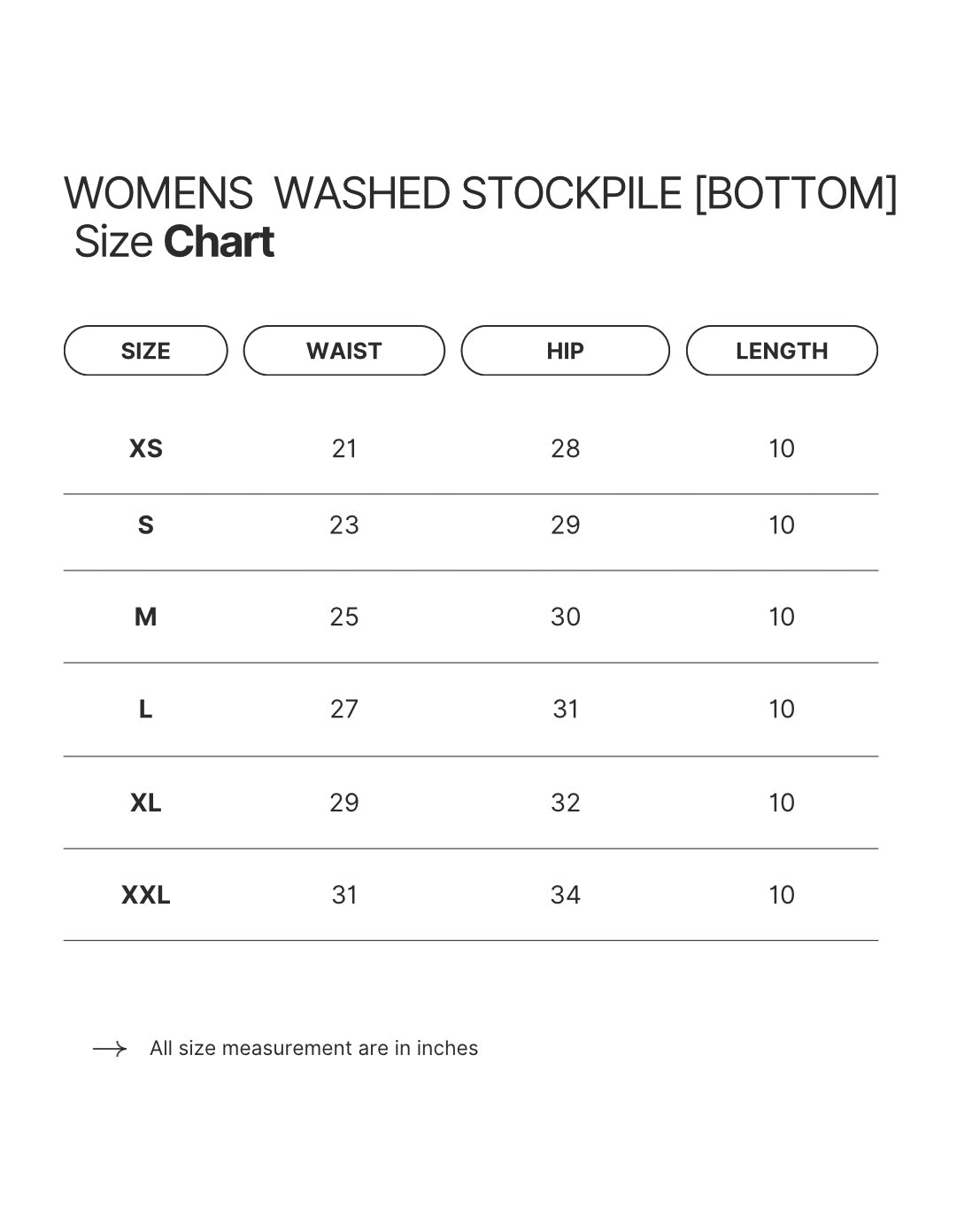 WOMENS WASHED STOCKPILE SHORT [FORM-FITTING]