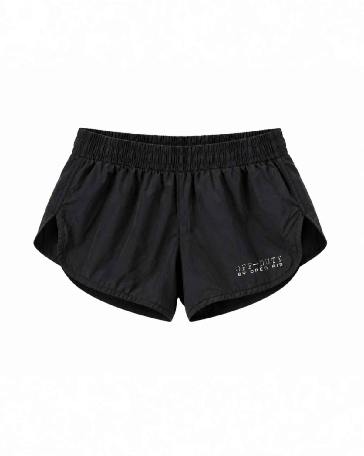 WOMENS OFF-DUTY RUNNING SHORTS [MID THIGH ]