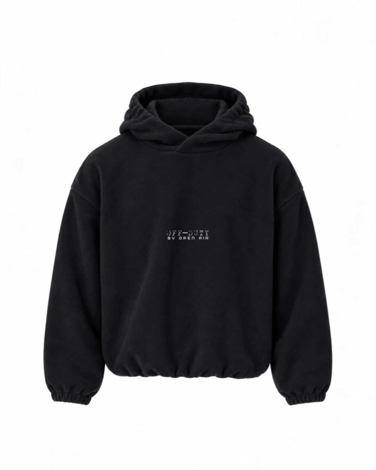 OFF-DUTY FLEECE HOODIE [CROPPED]