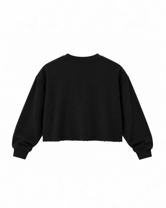 OFF-DUTY WAFFLE TEE [CROPPED]